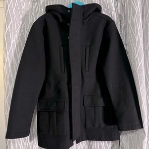 Projek Raw Medium Men’s Black Winter Coat - Great Deal!